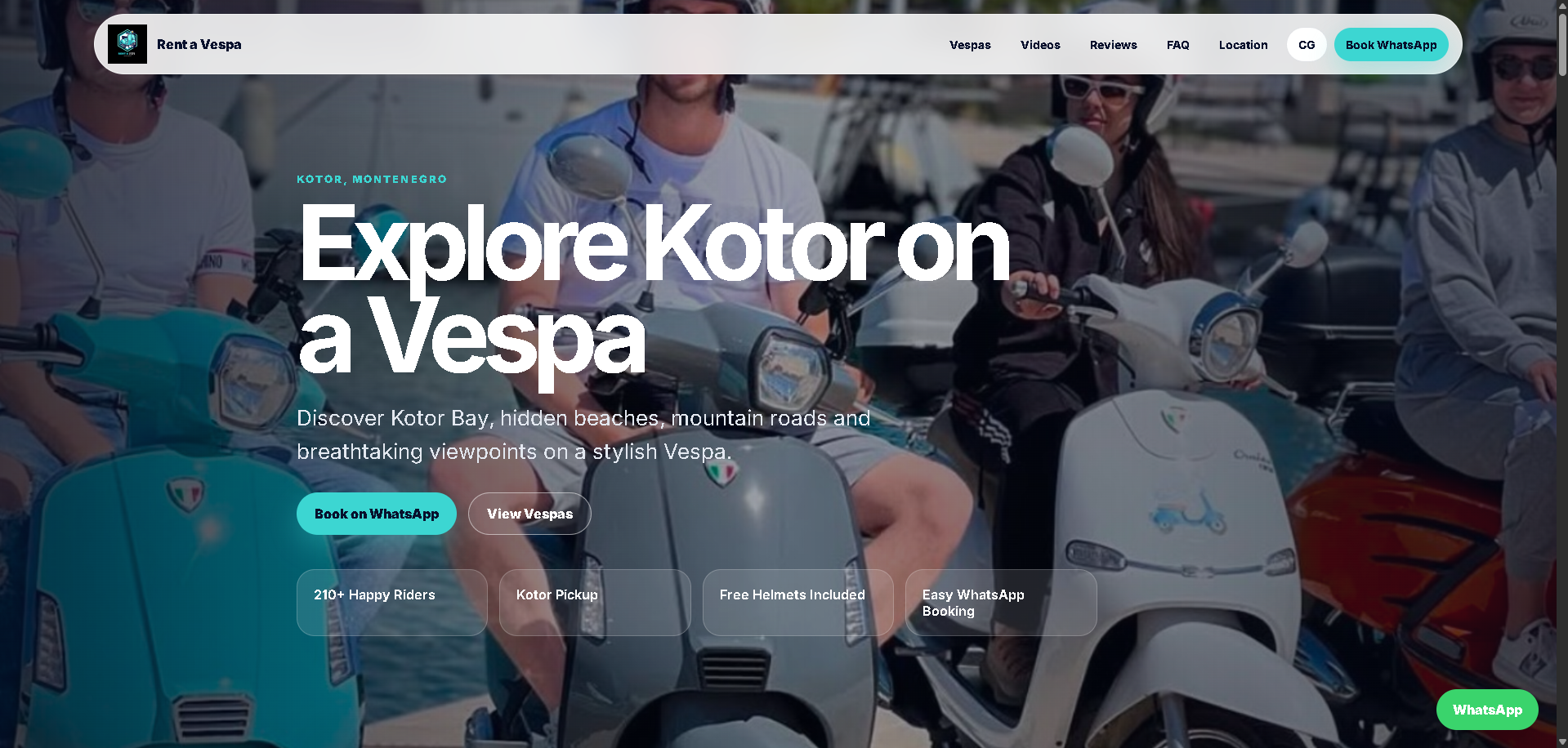 Rent a Vespa