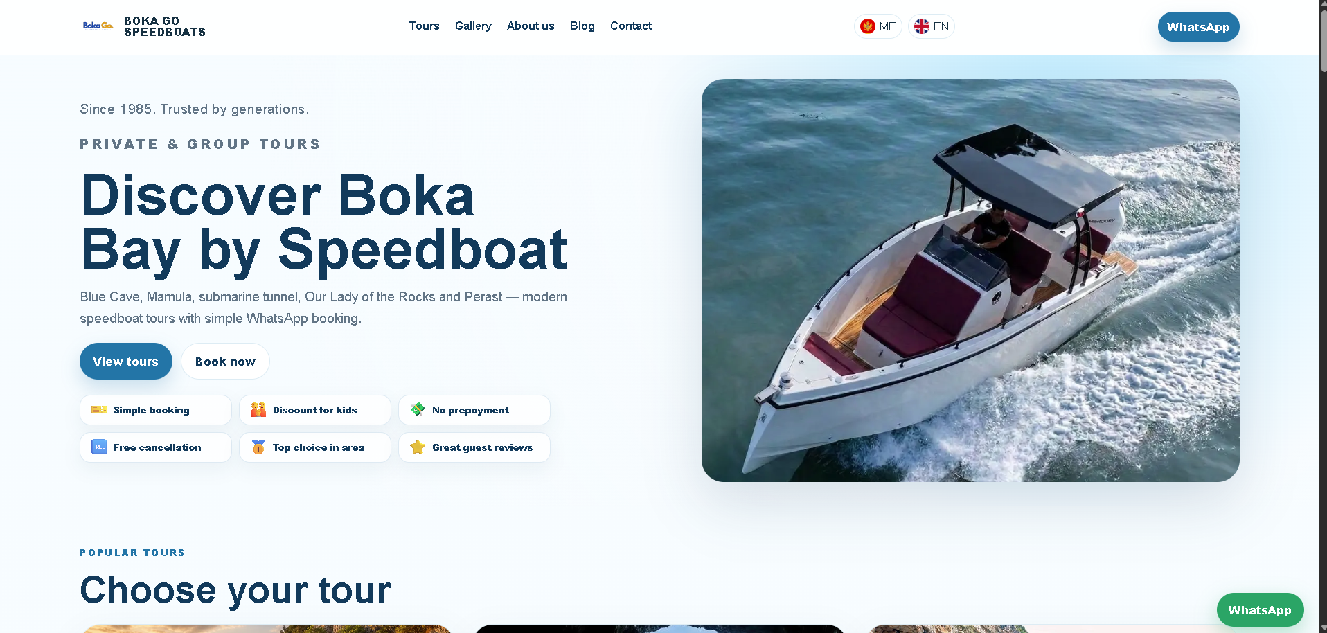 Boka GO Speedboats