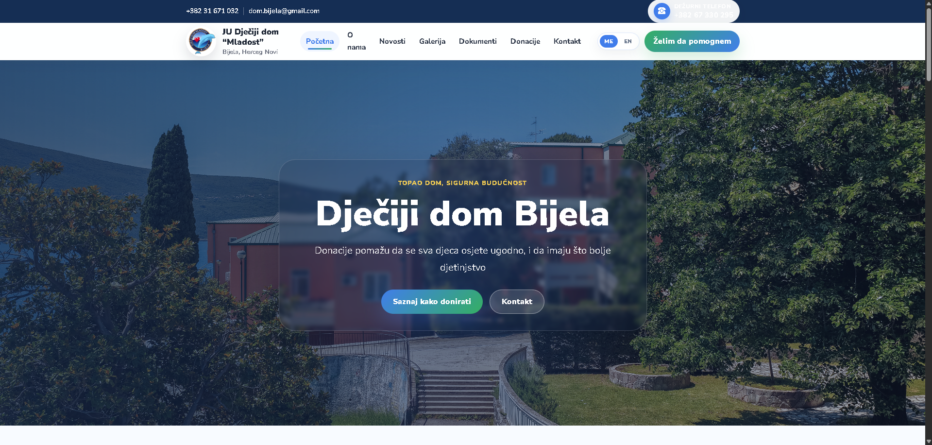 Donacija Dom Bijela